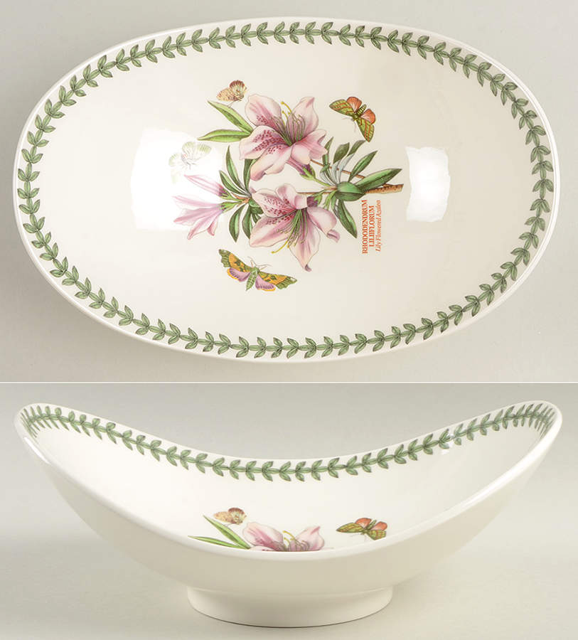 Botanic Garden 9" Oval All Purpose Bowl by Portmeirion-1
