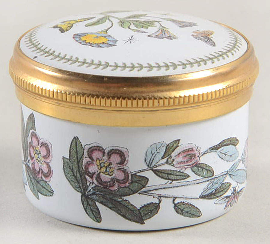 Botanic Garden 1" Round Enamel Box & Lid by Portmeirion-1