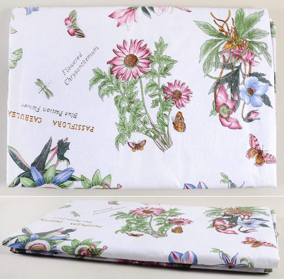 Botanic Garden Round Vinyl Tablecloth by Portmeirion-1
