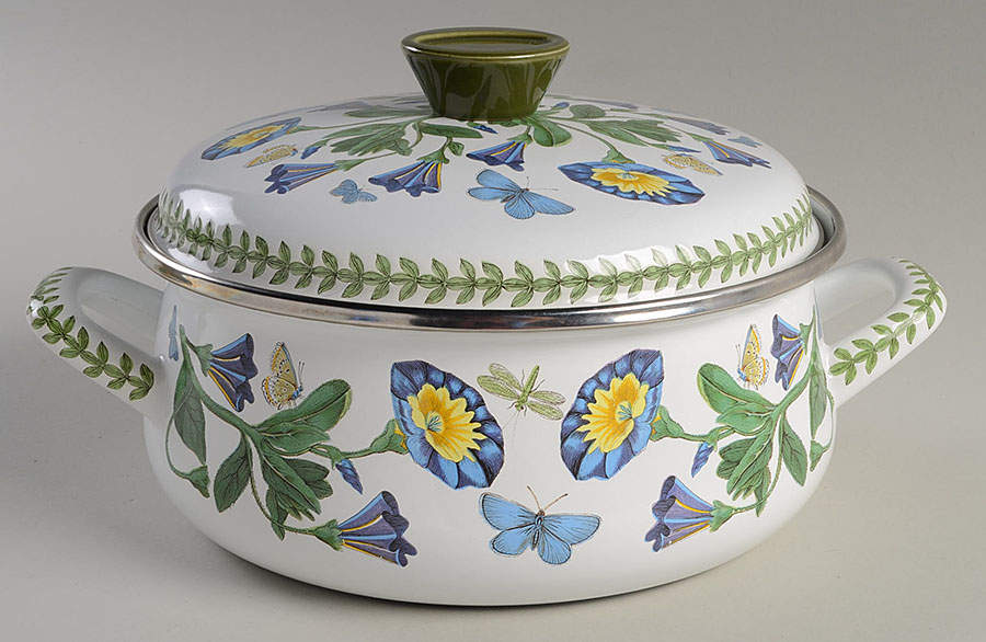 Botanic Garden 3 Quart Metal Covered Casserole by Portmeirion-1