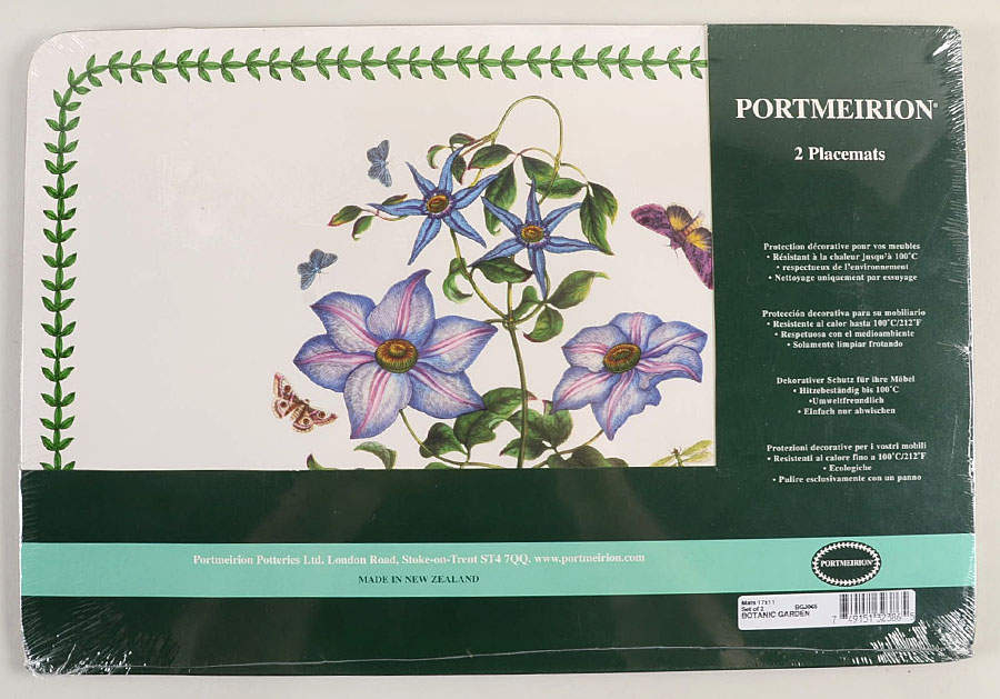 Botanic Garden 17" Large Corkboard Placemat by Portmeirion-1