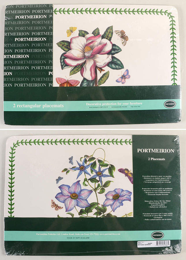 Botanic Garden (Set of 2 Motifs) 17" Large Corkboard Placemats by Portmeirion-1