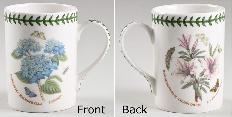 Botanic Garden Mug with 2 Flowers & Laurel Border by Portmeirion-1