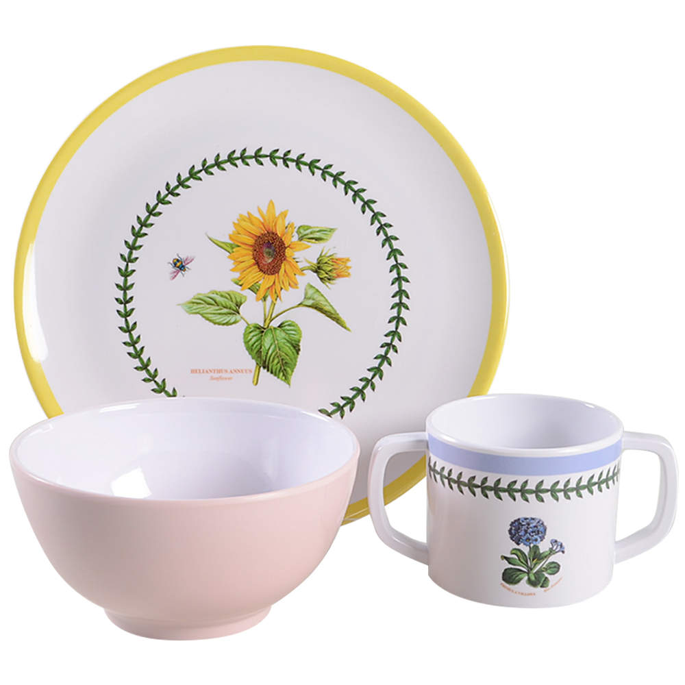Botanic Garden (3 Piece) Melmac/Melamine Child's Set by Portmeirion-1