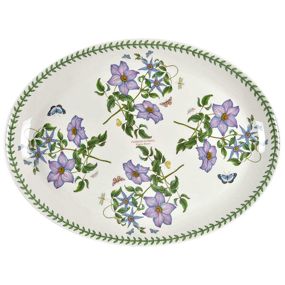 Botanic Garden 20" Oval Steak Platter by Portmeirion-1