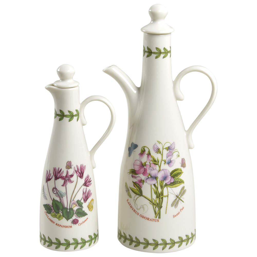 Botanic Garden New Shape Handled Vinegar and Oil Set by Portmeirion-1