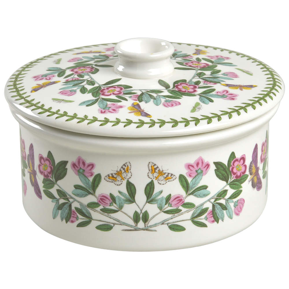 Botanic Garden 1.5 Qt Rd Cov Drum Casserole/Vegetable/Souffle by Portmeirion-1