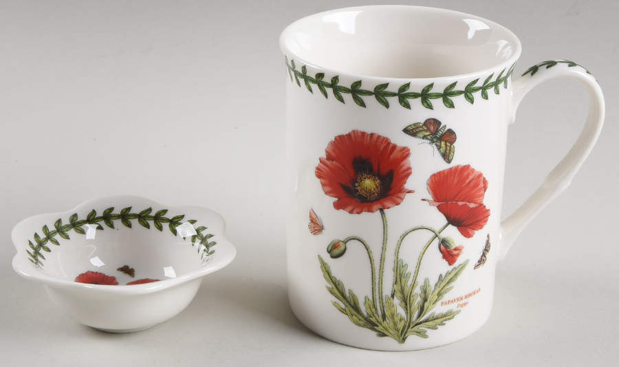 Botanic Garden Mug & Dip Bowl Set (MUG82S & DIBI82) by Portmeirion-1