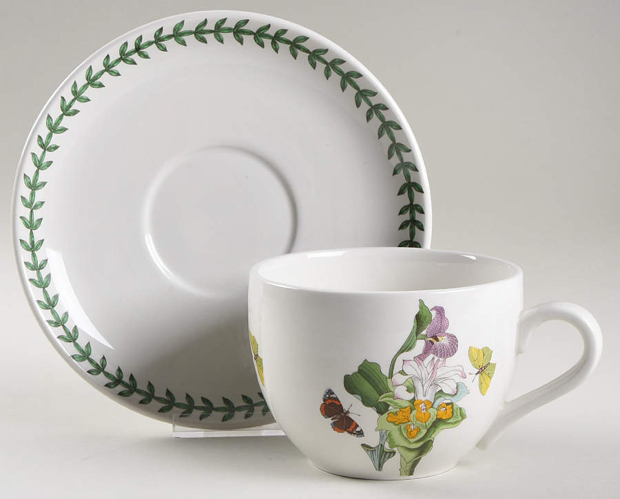 Botanic Garden Jumbo Cup & Saucer Set by Portmeirion-1