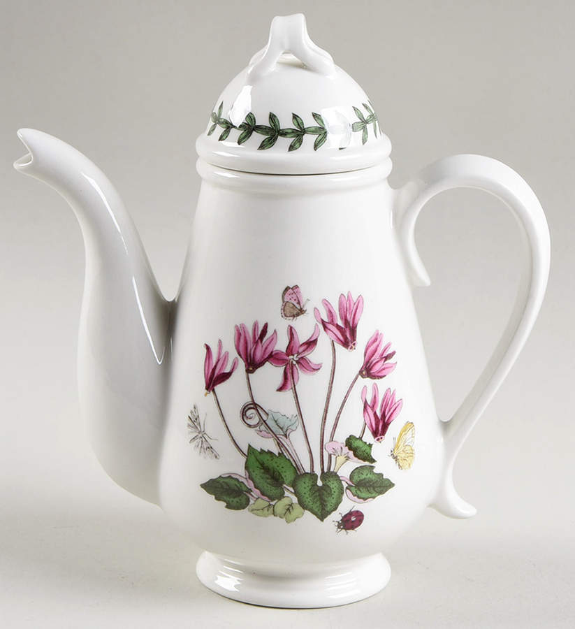 Botanic Garden Individual Coffee Pot & Lid by Portmeirion-1