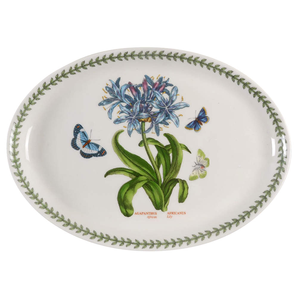 Botanic Garden 13" Oval Steak Platter by Portmeirion-1
