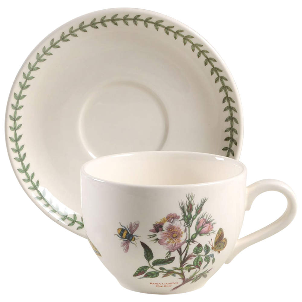 Botanic Garden Jumbo Cup & Saucer Set by Portmeirion-1