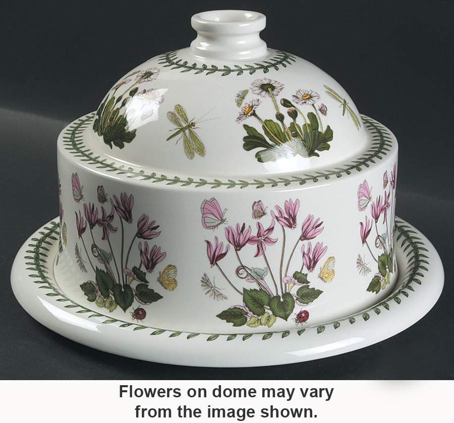 Botanic Garden Cheese Dome with 10" Plate by Portmeirion-1