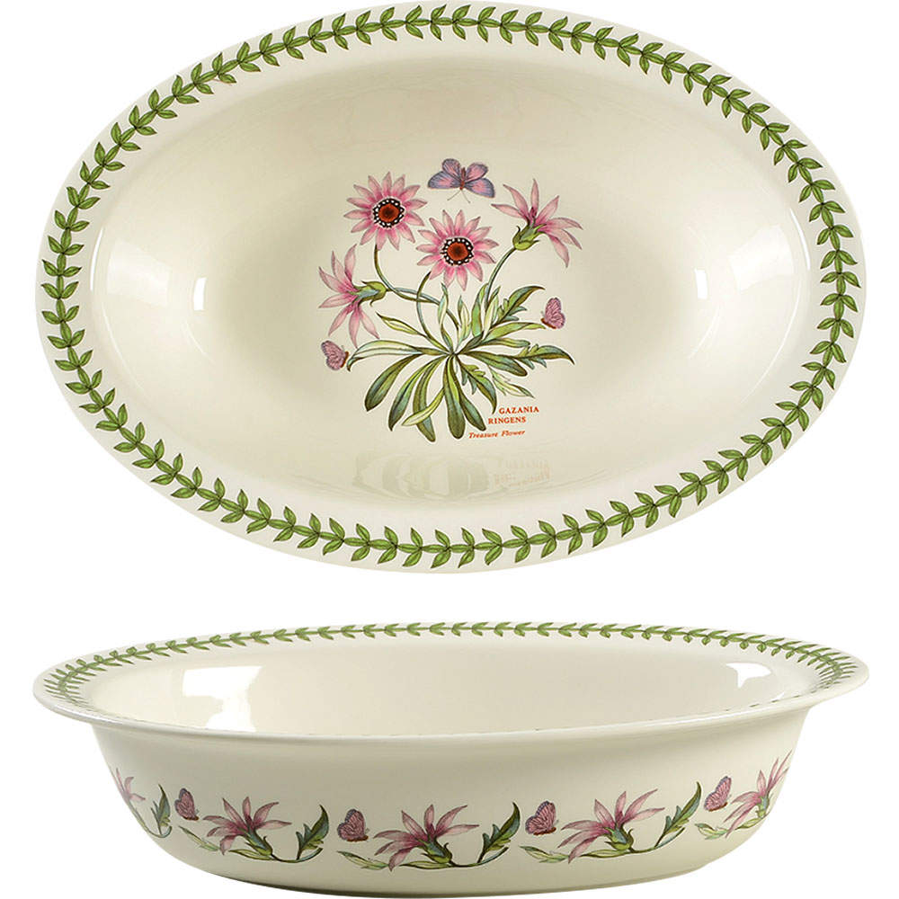 Botanic Garden 13" Oval Pie Baker by Portmeirion-1