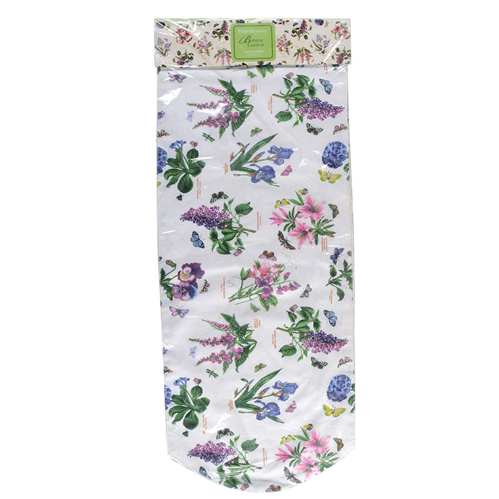 Botanic Garden 14" X 72" Cloth Table Runner by Portmeirion-1