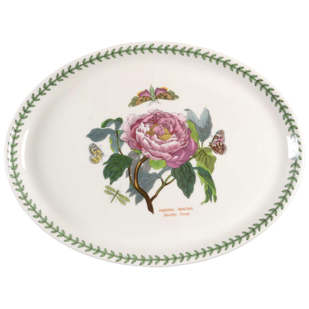 Botanic Garden 14" Oval Steak Platter by Portmeirion-1