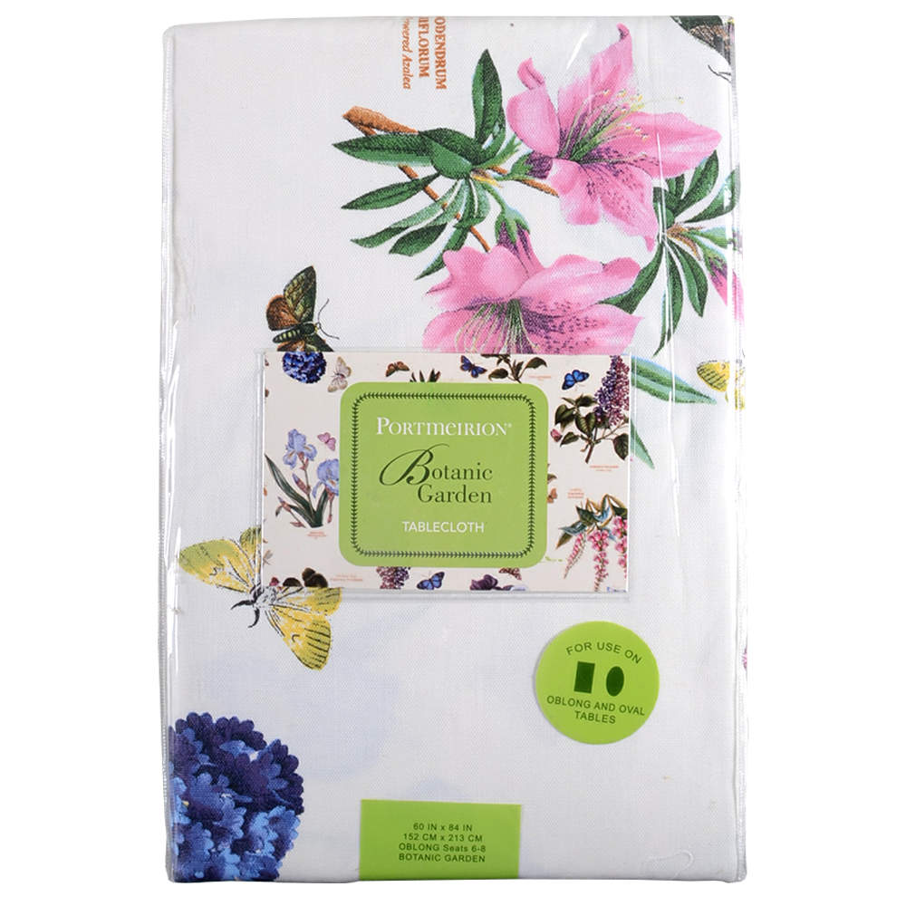 Botanic Garden 60" x 84" Rectangular Tablecloth by Portmeirion-1