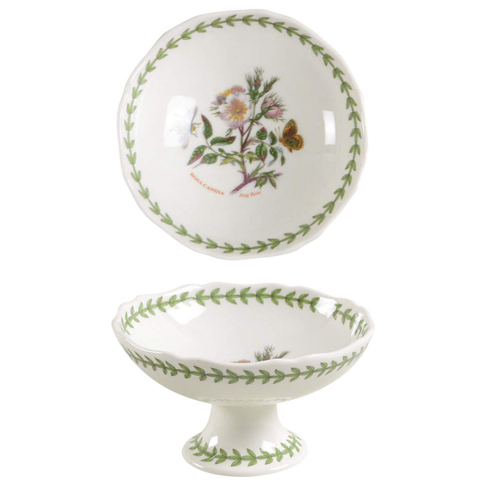 Botanic Garden Sorbet/Dip Bowl-Footed/Scallop by Portmeirion-1