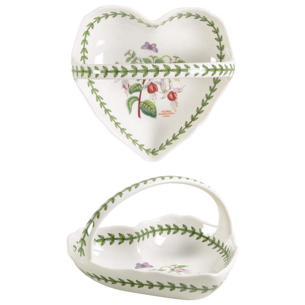 Botanic Garden 5" Heart Shaped Basket by Portmeirion-1