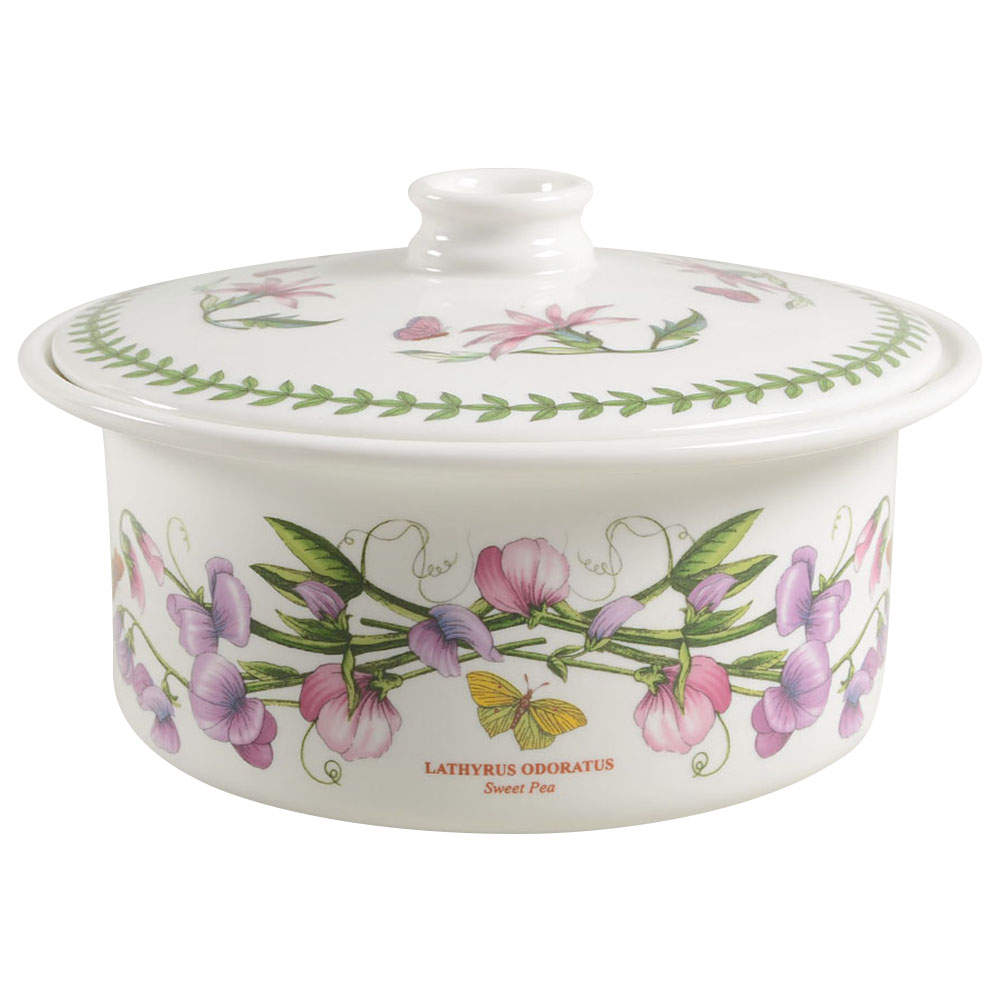 Botanic Garden 1.75 Qt Drum Round Covered Casserole by Portmeirion-1