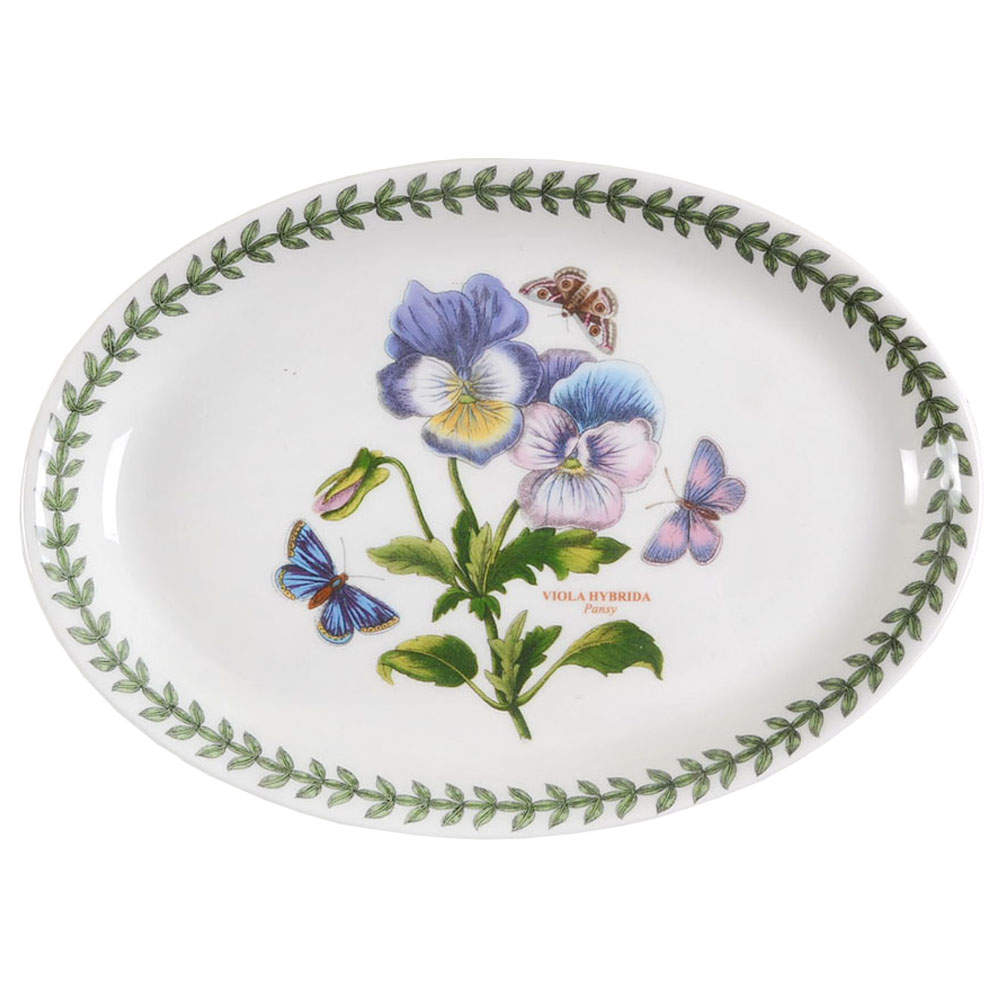 Botanic Garden 9" Oval Steak Platter by Portmeirion-1