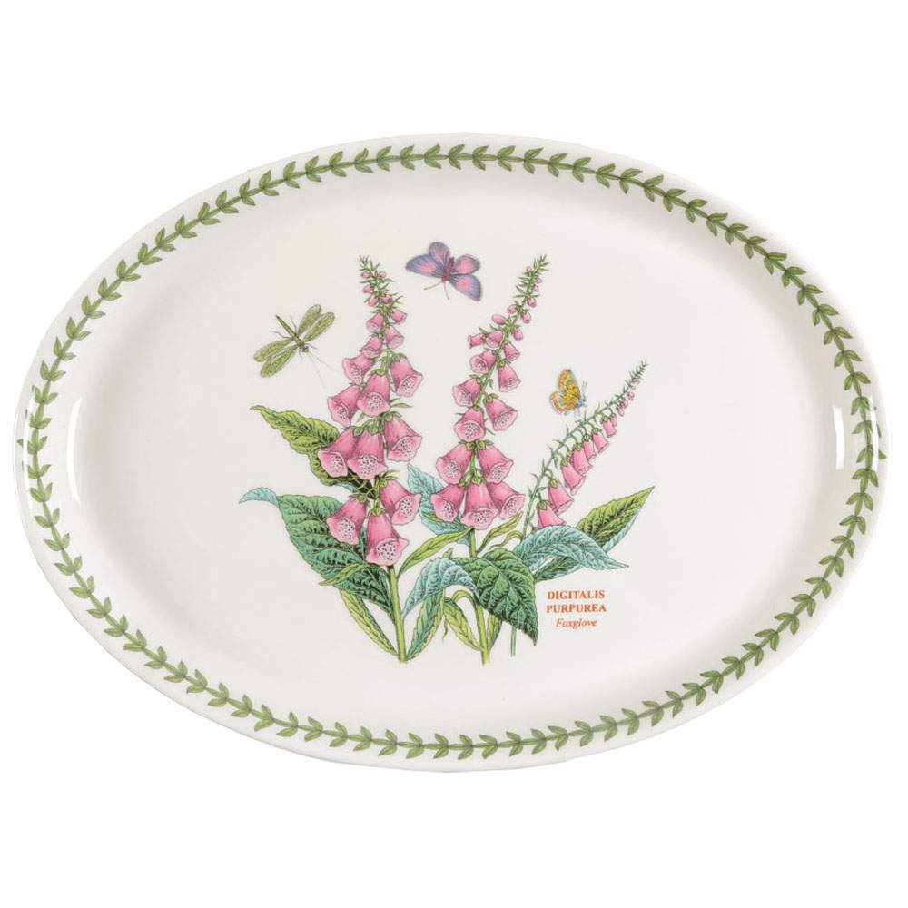 Botanic Garden 13" Oval Steak Platter by Portmeirion-1