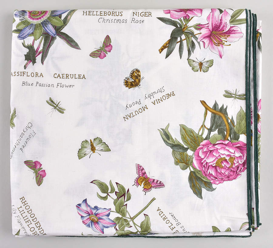 Botanic Garden Rectangular Tablecloth 60" X 104" by Portmeirion-1