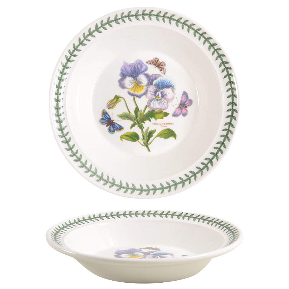 Botanic Garden Rim Soup Bowl by Portmeirion-1