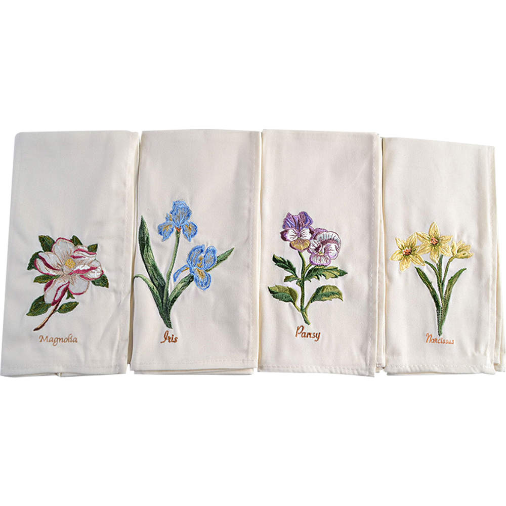 Botanic Garden 19" Cloth Napkin - Set of 4 Motifs by Portmeirion-1