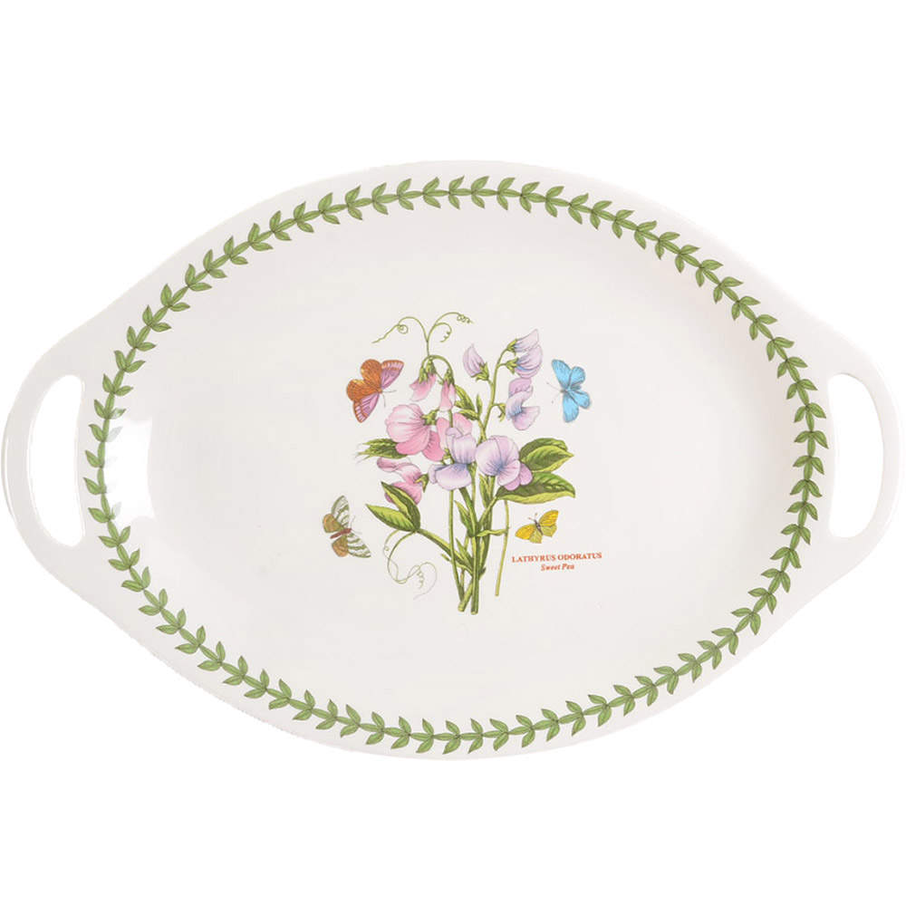 Botanic Garden 18" Oval Handled Platter by Portmeirion-1