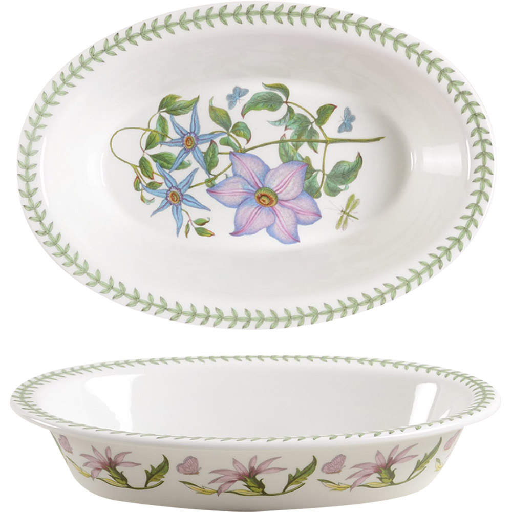 Botanic Garden 11" Oval Pie Baker by Portmeirion-1