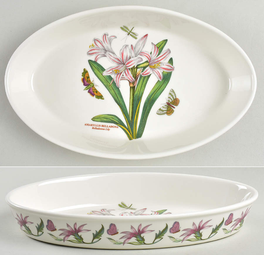 Botanic Garden 11" Oval Baker by Portmeirion-1