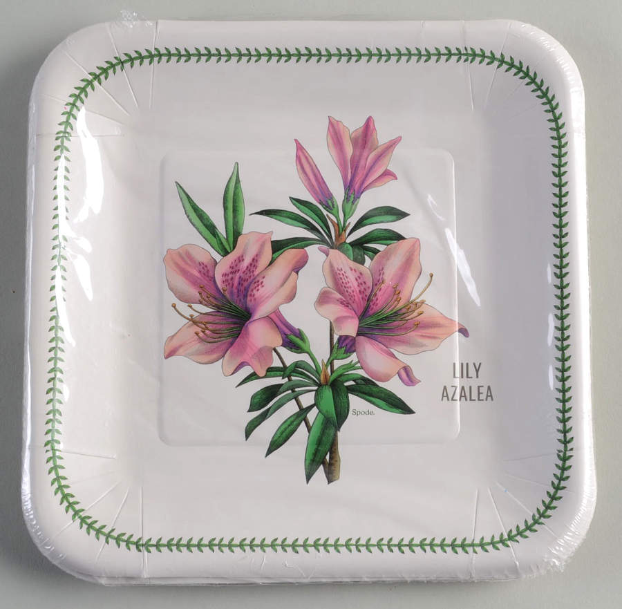Botanic Garden (Pack of 8) Square Paper Luncheon/Dessert Plates by Portmeirion-1