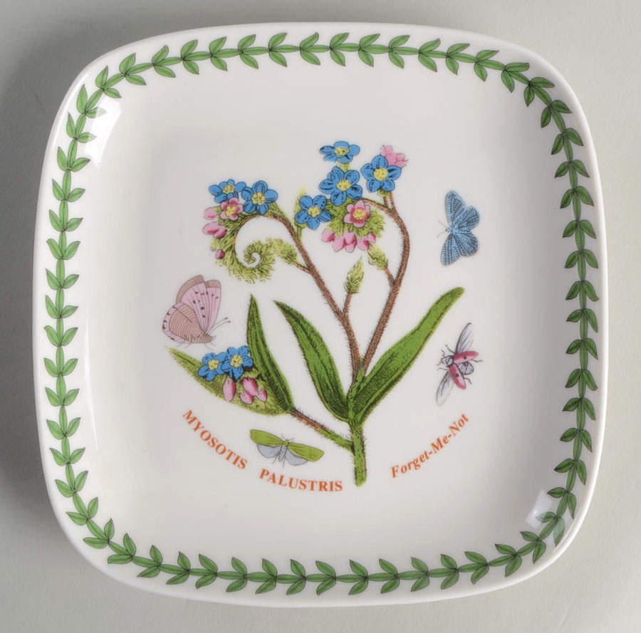 Botanic Garden Square Bread & Butter Plate by Portmeirion-1