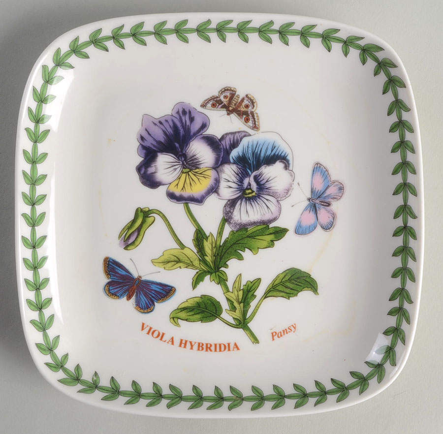 Botanic Garden Square Bread & Butter Plate by Portmeirion-1