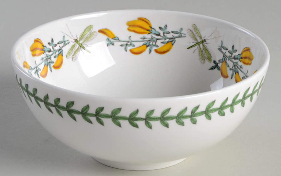 Botanic Garden 5" Round Shallow Bowl w/Inside Flower Rim by Portmeirion-1
