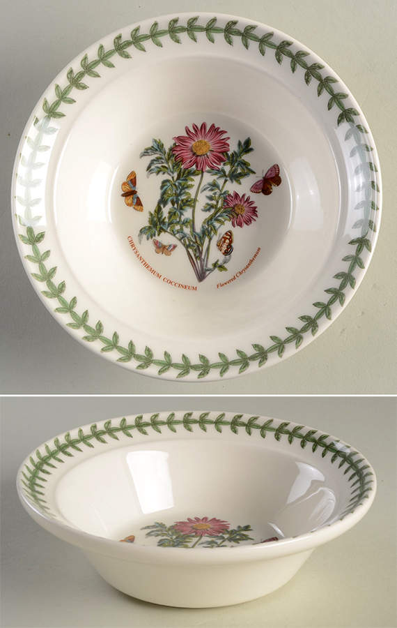 Botanic Garden Rim Cereal/Oatmeal Bowl by Portmeirion-1