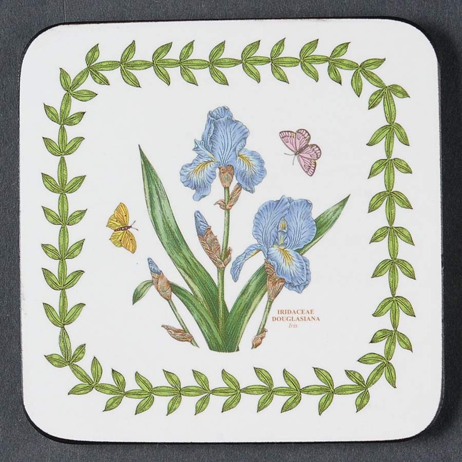 Botanic Garden Square Corkback Coaster by Portmeirion-1
