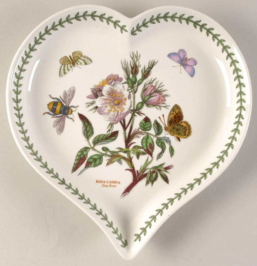 Botanic Garden Heart Shaped Dish by Portmeirion-1