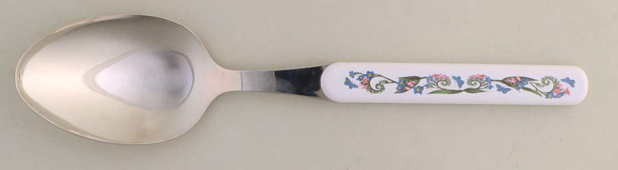 Botanic Garden Serving Spoon W/Plastic Handle by Portmeirion-1