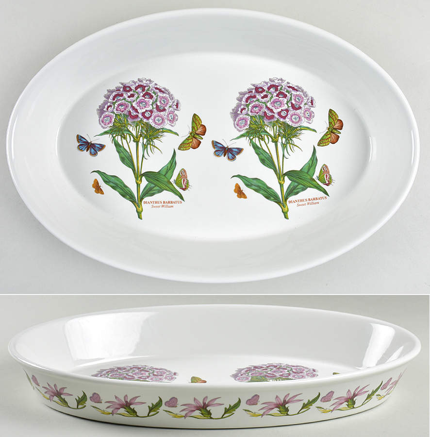 Botanic Garden 15" Oval Baker by Portmeirion-1