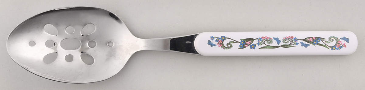 Botanic Garden Pierced Tablespoon W/Plastic Handle by Portmeirion-1