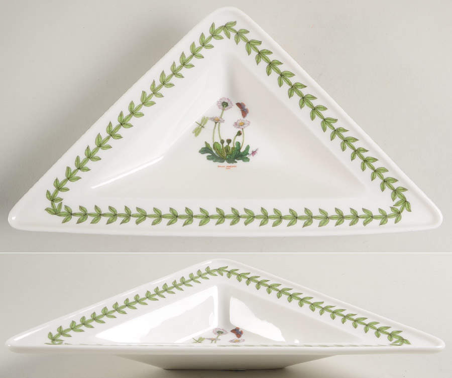 Botanic Garden 10" Triangular Plate-Part of Entertainment Set by Portmeirion-1