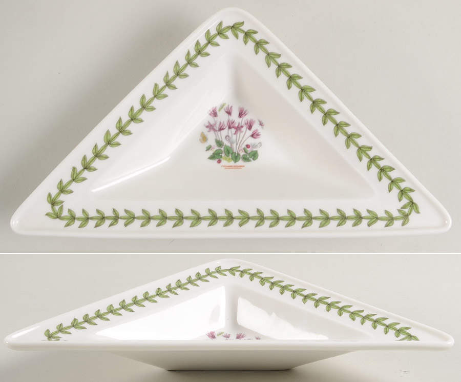 Botanic Garden 10" Triangular Plate-Part of Entertainment Set by Portmeirion-1