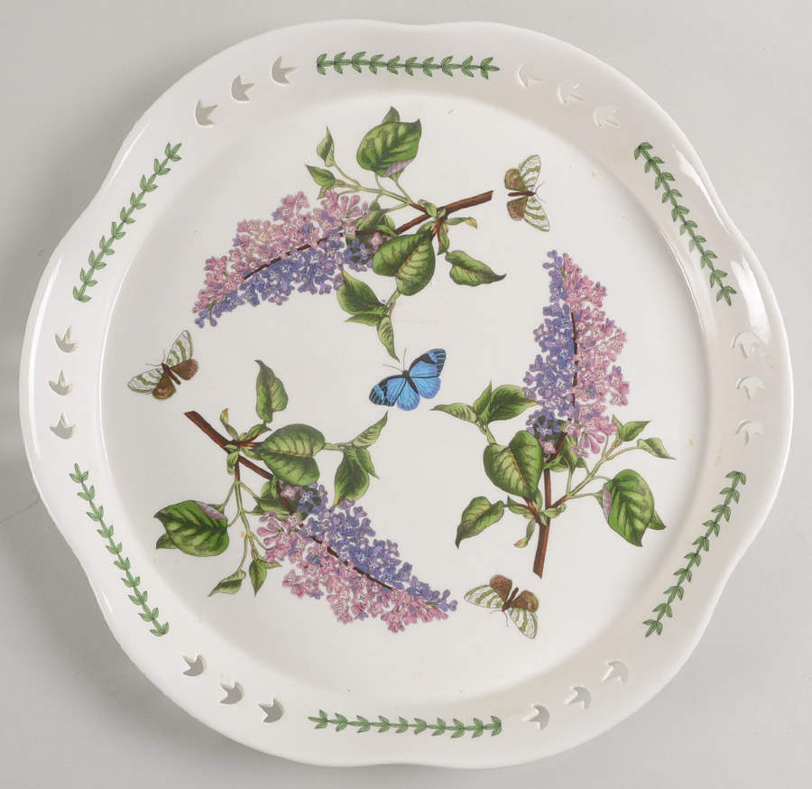 Botanic Garden 12" Pierced Round Tray by Portmeirion-1