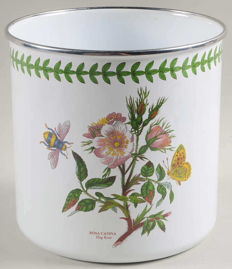Botanic Garden Large Metal Canister No Wood Lid by Portmeirion-1
