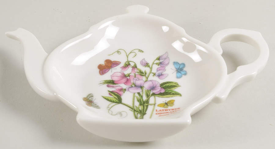 Botanic Garden Teapot Shape Spoon Rest (Holds 1 Spoon) by Portmeirion-1