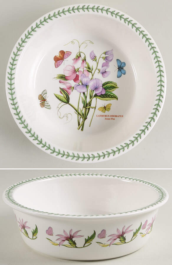 Botanic Garden 2 Qt Round Casserole No Glass Lid (Fire & Ice) by Portmeirion-1