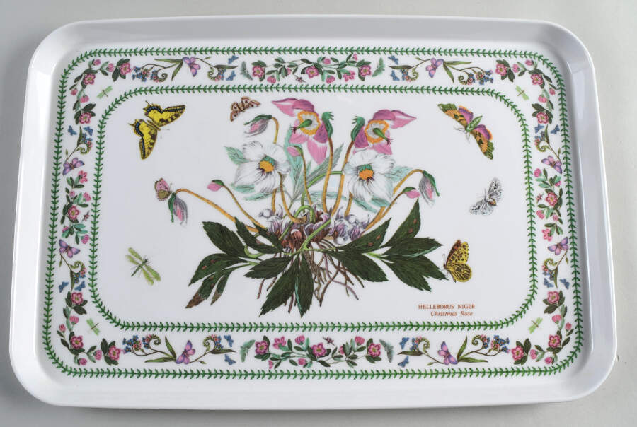 Variations 17" Rectangular Melamine Tray by Portmeirion-1