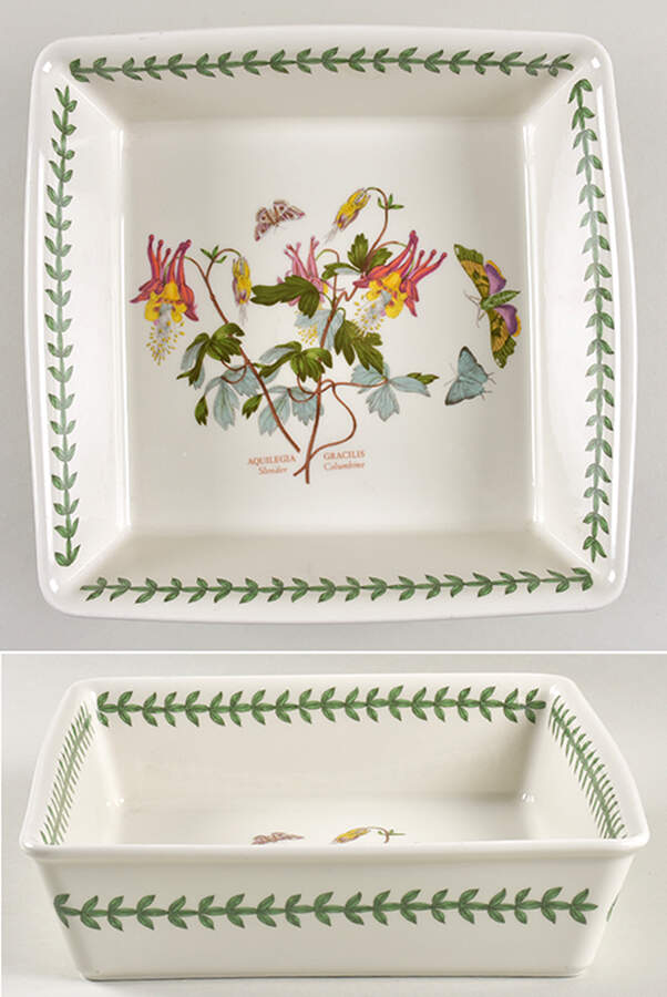 Botanic Garden 9" Square Baker by Portmeirion-1